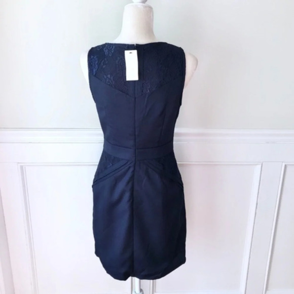Stitch Fix Skies are Blue Navy Lace Sheath Dress S - Picture 7 of 7